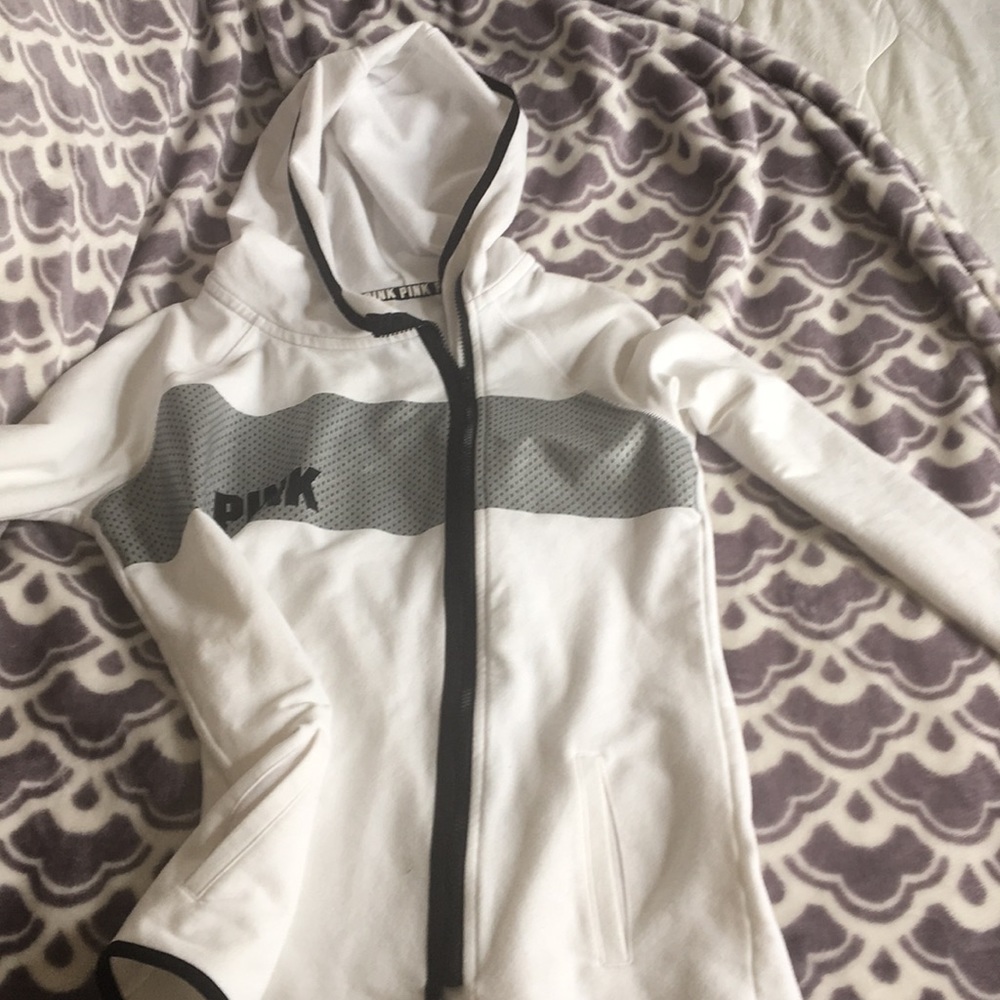 PINK cotton hoodie